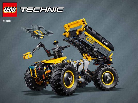 Bauanleitungen LEGO - 42081 - Volvo Concept Wheel Loader ZEUX: Page 1