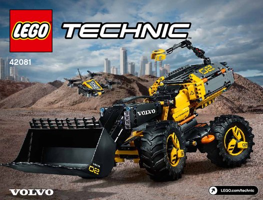 Bauanleitungen LEGO - 42081 - Volvo Concept Wheel Loader ZEUX: Page 1