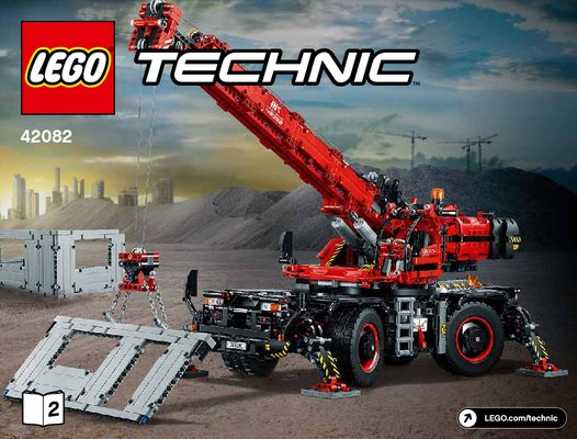 Bauanleitungen LEGO - 42082 - Rough Terrain Crane: Page 1