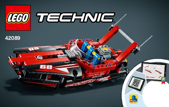 Bauanleitungen LEGO - 42089 - Power Boat: Page 1