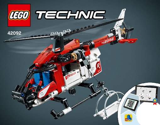 Bauanleitungen LEGO - 42092 - Rescue Helicopter: Page 1