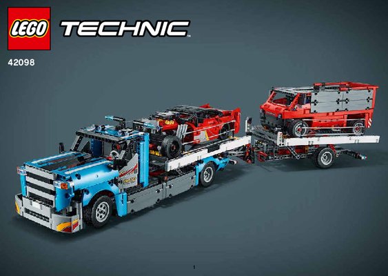 Bauanleitungen LEGO - 42098 - Car Transporter: Page 1