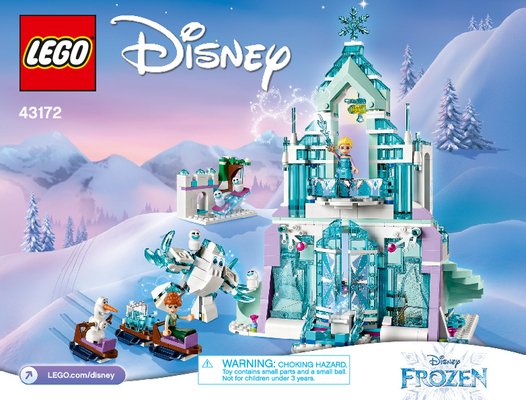 Bauanleitungen LEGO - 43172 - Elsa's Magical Ice Palace: Page 1