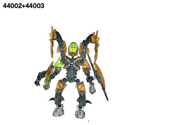 Bauanleitungen LEGO - 44003 - SCAROX: Page 1