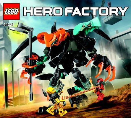 Bauanleitungen LEGO - Hero Factory - 44021 - SPLITTER BEAST VS. FURNO & EVO: Page 1