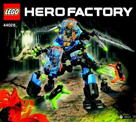 Bauanleitungen LEGO - Hero Factory - 44028 - SURGE & ROCKA Combat Machine: Page 1