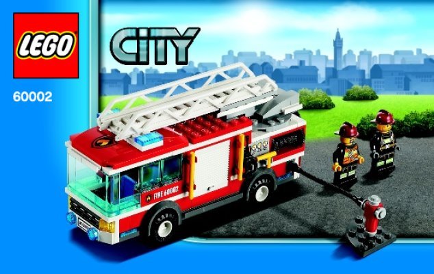 Bauanleitungen LEGO - City - 60002 - Feuerwehrfahrzeug: Page 1