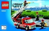 Bauanleitungen LEGO - City - 60003 - Feuerwehreinsatz: Page 1