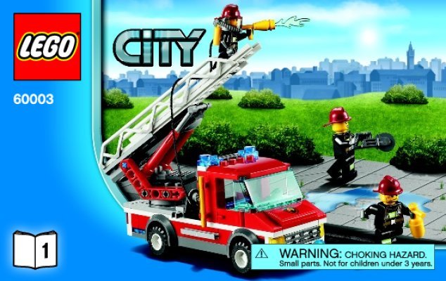 Bauanleitungen LEGO - City - 60003 - Feuerwehreinsatz: Page 1