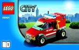 Bauanleitungen LEGO - City - 60004 - Feuerwehr-Hauptquartier: Page 1