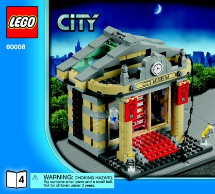 Bauanleitungen LEGO - City - 60008 - Museums-Raub: Page 1