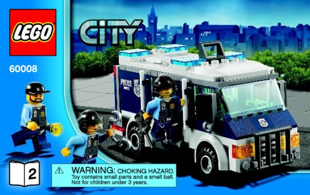 Bauanleitungen LEGO - City - 60008 - Museums-Raub: Page 1