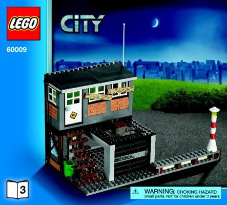 Bauanleitungen LEGO - City - 60009 - Polizei-Hubschrauber & Räuberversteck: Page 1