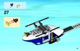 Bauanleitungen LEGO - City - 60009 - Polizei-Hubschrauber & Räuberversteck: Page 31