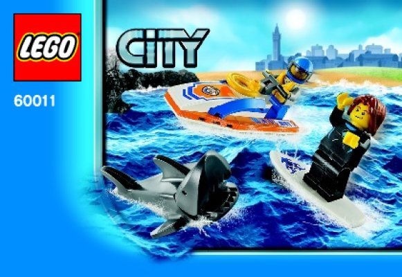 Bauanleitungen LEGO - City - 60011 - Rettung des Surfers: Page 1