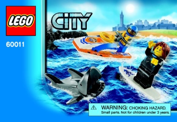 Bauanleitungen LEGO - City - 60011 - Rettung des Surfers: Page 1