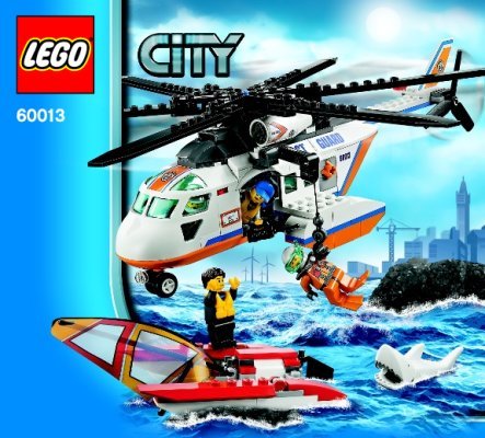 Bauanleitungen LEGO - City - 60013 - Hubschrauber der Küstenwache: Page 1