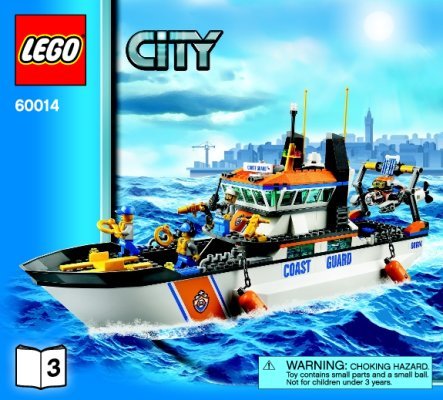 Bauanleitungen LEGO - City - 60014 - Einsatz für die Küstenwache: Page 1