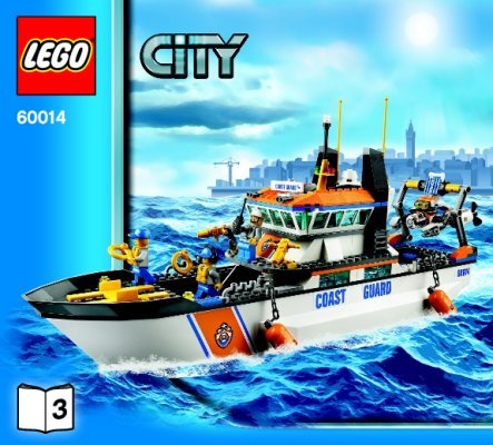 Bauanleitungen LEGO - City - 60014 - Einsatz für die Küstenwache: Page 1