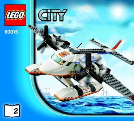 Bauanleitungen LEGO - City - 60015 - Flugzeug der Küstenwache: Page 1