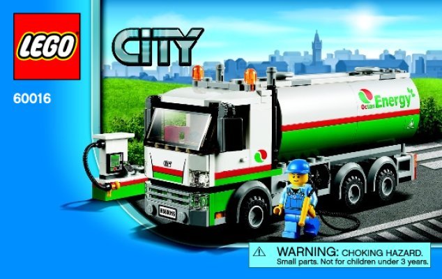 Bauanleitungen LEGO - 60016 - Tanker Truck: Page 1