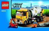 Bauanleitungen LEGO - 60018 - Cement mixer: Page 1