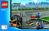 Bauanleitungen LEGO - City - 60020 - LKW mit Gabelstapler: Page 1