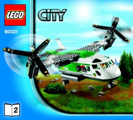 Bauanleitungen LEGO - City - 60021 - Schwenkrotorflugzeug: Page 1