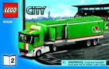 Bauanleitungen LEGO - City - 60025 - Truck: Page 1