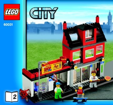 Bauanleitungen LEGO - 60031 - City Corner: Page 1