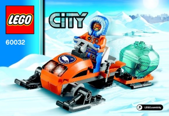 Bauanleitungen LEGO - City - 60032 - Arktis-Schneemobil: Page 1