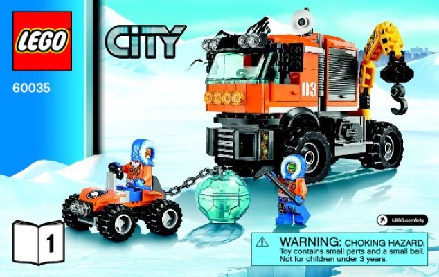 Bauanleitungen LEGO - City - 60035 - Arktis-Truck: Page 1