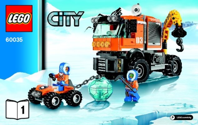 Bauanleitungen LEGO - City - 60035 - Arktis-Truck: Page 1