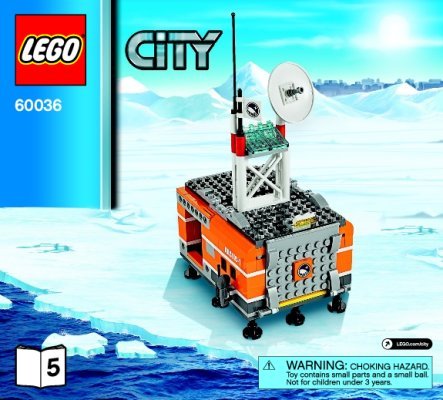 Bauanleitungen LEGO - City - 60036 - Arktis-Basislager: Page 1