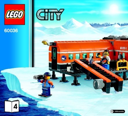 Bauanleitungen LEGO - City - 60036 - Arktis-Basislager: Page 1