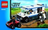 Bauanleitungen LEGO - City - 60043 - Flucht aus dem Gefangenen-Transporter: Page 1