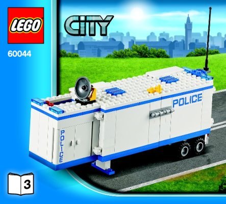 Bauanleitungen LEGO - City - 60044 - Polizei-Überwachungs-Truck: Page 1