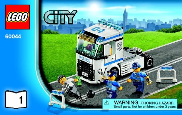 Bauanleitungen LEGO - City - 60044 - Polizei-Überwachungs-Truck: Page 1