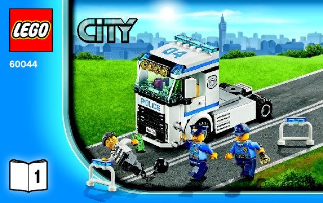 Bauanleitungen LEGO - City - 60044 - Polizei-Überwachungs-Truck: Page 1