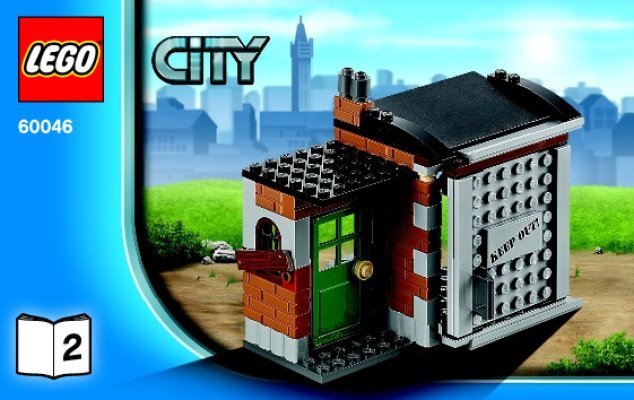 Bauanleitungen LEGO - City - 60046 - Verfolgung mit dem Polizei-Hubschrauber: Page 1