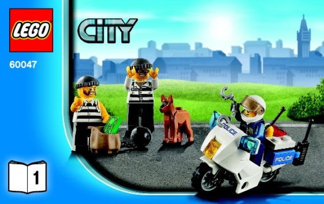 Bauanleitungen LEGO - City - 60047 - Ausbruch aus der Polizeistation: Page 1