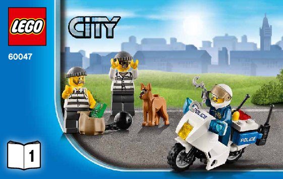 Bauanleitungen LEGO - City - 60047 - Ausbruch aus der Polizeistation: Page 1