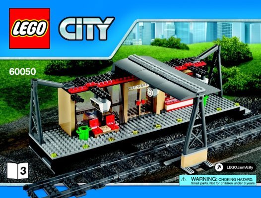 Bauanleitungen LEGO - City - 60050 - Bahnhof: Page 1