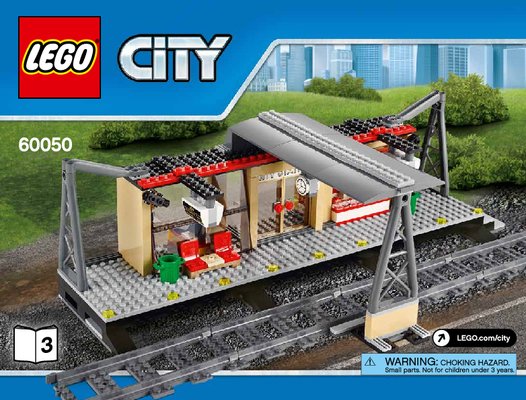 Bauanleitungen LEGO - City - 60050 - Bahnhof: Page 1