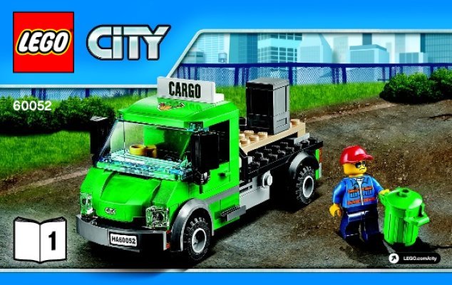 Bauanleitungen LEGO - City - 60052 - Güterzug: Page 1