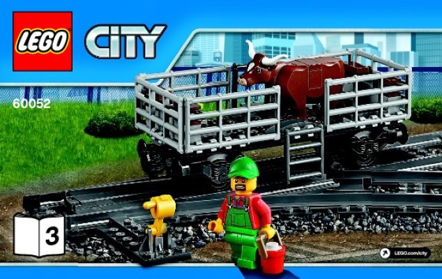 Bauanleitungen LEGO - City - 60052 - Güterzug: Page 1