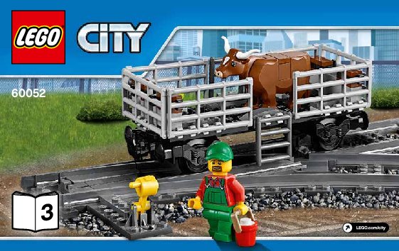 Bauanleitungen LEGO - City - 60052 - Güterzug: Page 1