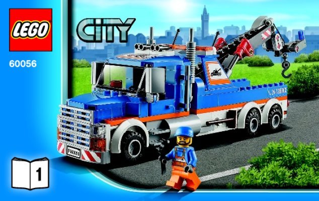 Bauanleitungen LEGO - City - 60056 - Abschleppwagen: Page 1