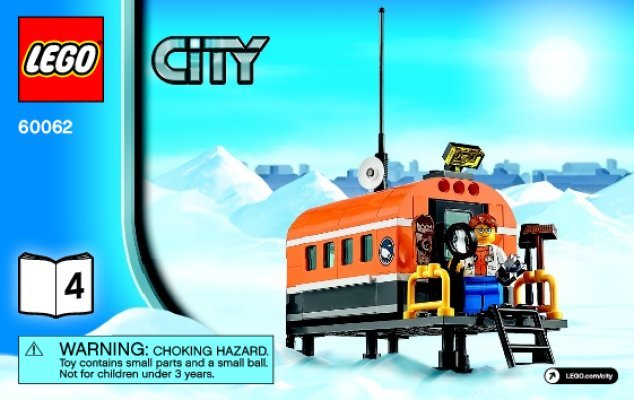 Bauanleitungen LEGO - City - 60062 - Arktis-Eisbrecher: Page 1