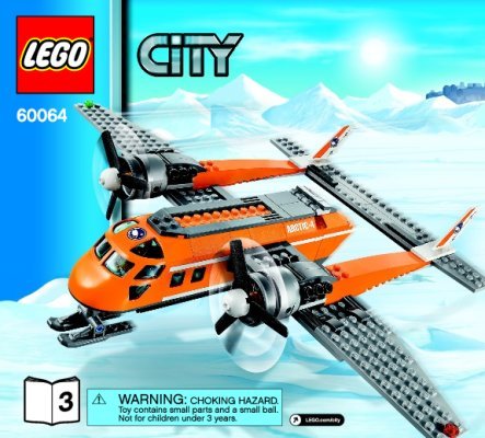 Bauanleitungen LEGO - City - 60064 - Arktis-Versorgungsflugzeug: Page 1